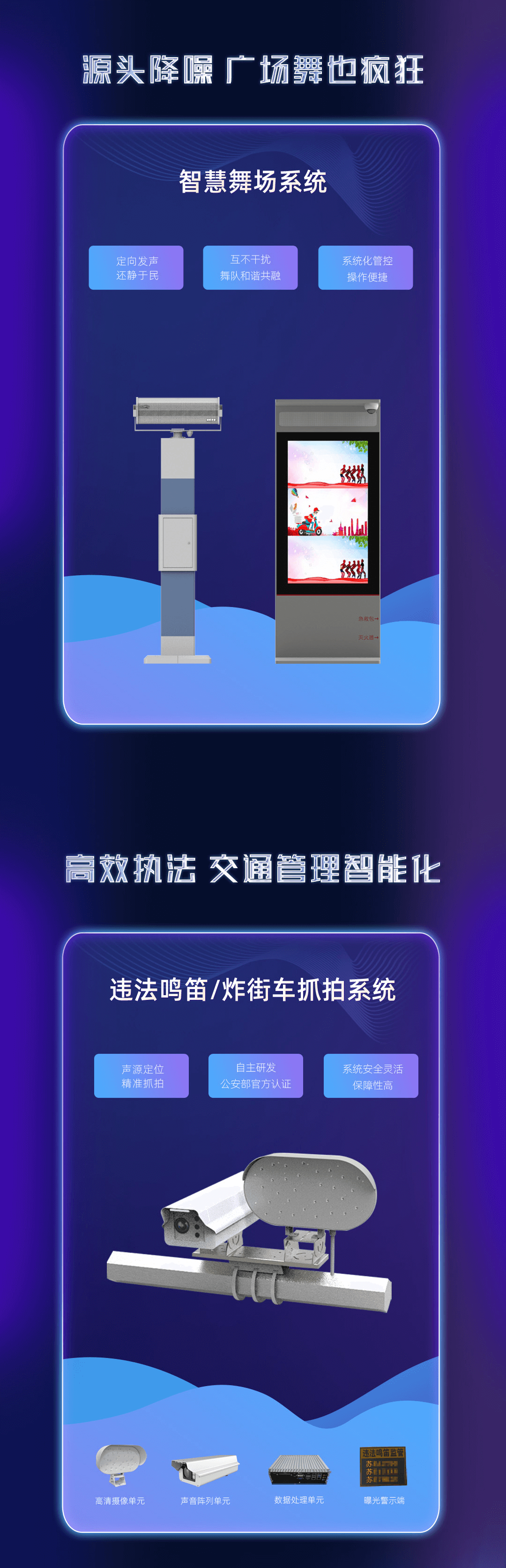 智慧廣場舞系統(tǒng)，鳴笛炸街車抓拍系統(tǒng)