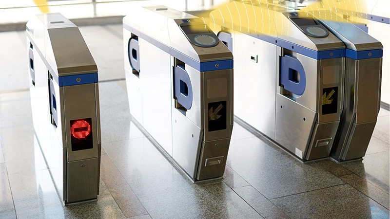 閘機集成定向音箱