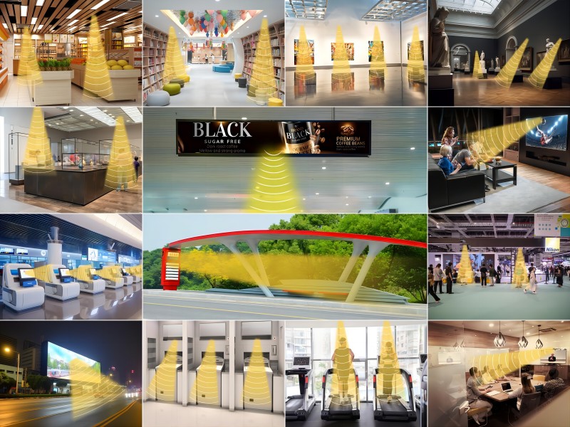 定向音響應(yīng)用場景集合