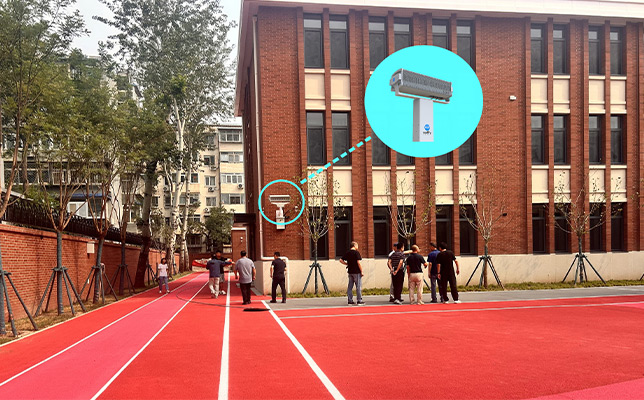 北京市人朝分實驗學校小關校區引入清聽聲學“靜音操場”